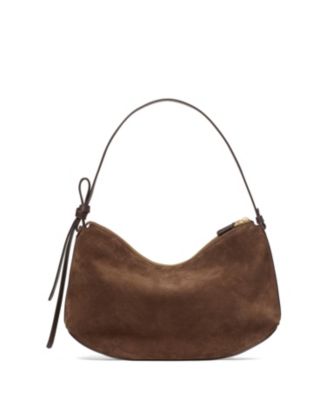 Loop Large Suede Shoulder Bag