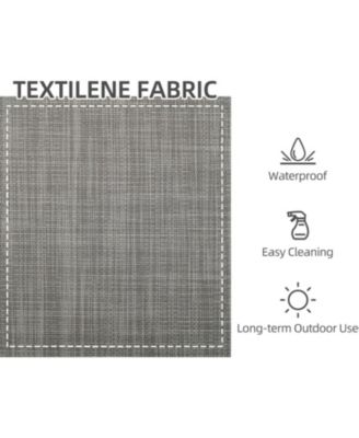 2-Piece Counter Height Bar Stools with Back and Footrest for Indoor and Outdoor Use