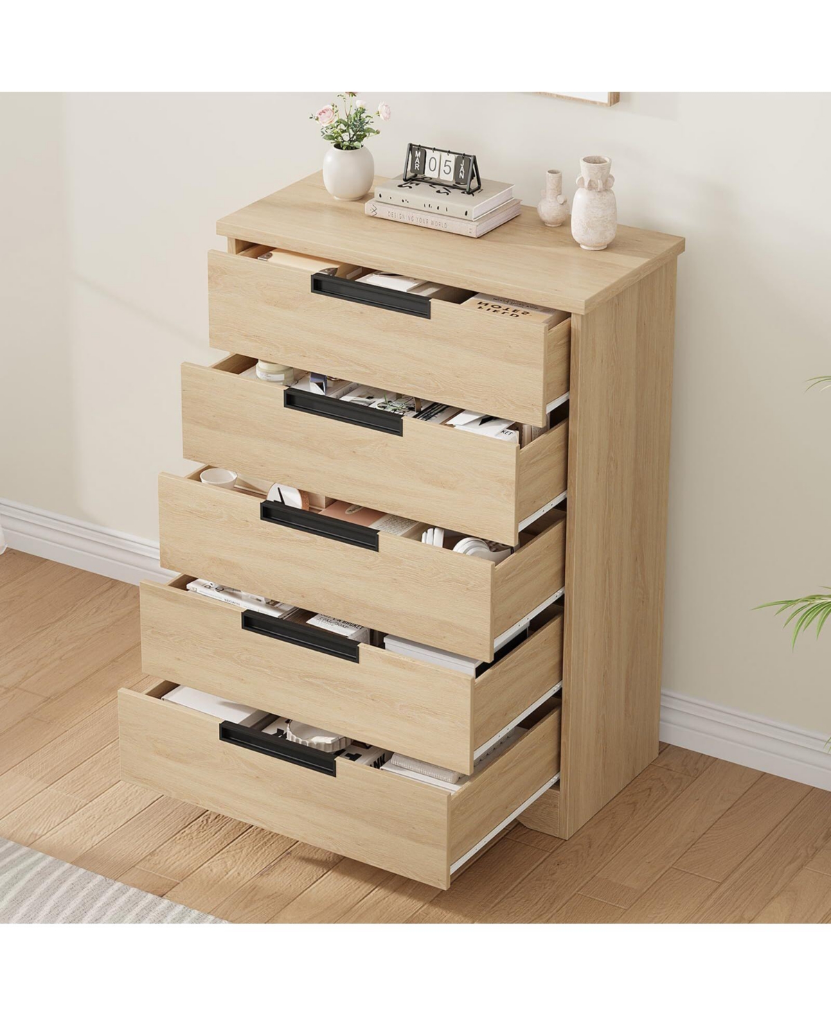 gaomon 5 Drawer Dresser for Bedroom