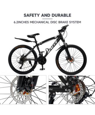 27.5-Inch 27-Speed Mountain Bike with Lock-Out Fork & Dual Disc Brakes for Versatile Riding