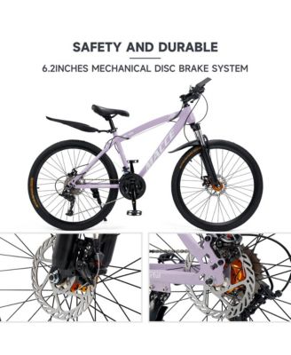 27.5-Inch 27-Speed Mountain Bike with Lock-Out Fork & Dual Disc Brakes for Versatile Riding