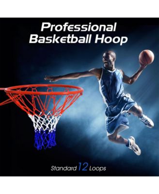 18 Inch Replacement Basketball Rim with All-Weather Net