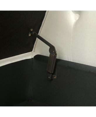 63" Velvet Multi-Use Tufted Sofa Stool