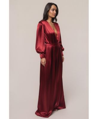 Women's Satin Bliss Pleated Pant