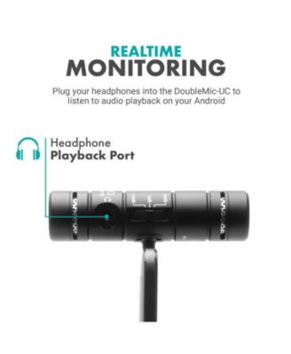 DoubleMic-UC Dual Capsule Phone Microphone for USB-C Devices