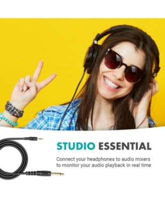 WGA-1 6.35mm Guitar Cord to 3.5mm Extension TRS Male to Male Audio Cable