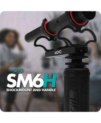 SM6H Ultraflex Premium Shockmount for Shotgun Microphones with Grip Handle