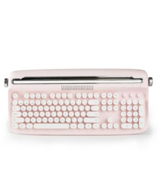 ACTTO B503 Wireless Keyboard Retro Bluetooth Aesthetic Typewriter Style Keyboard with Integrated Stand