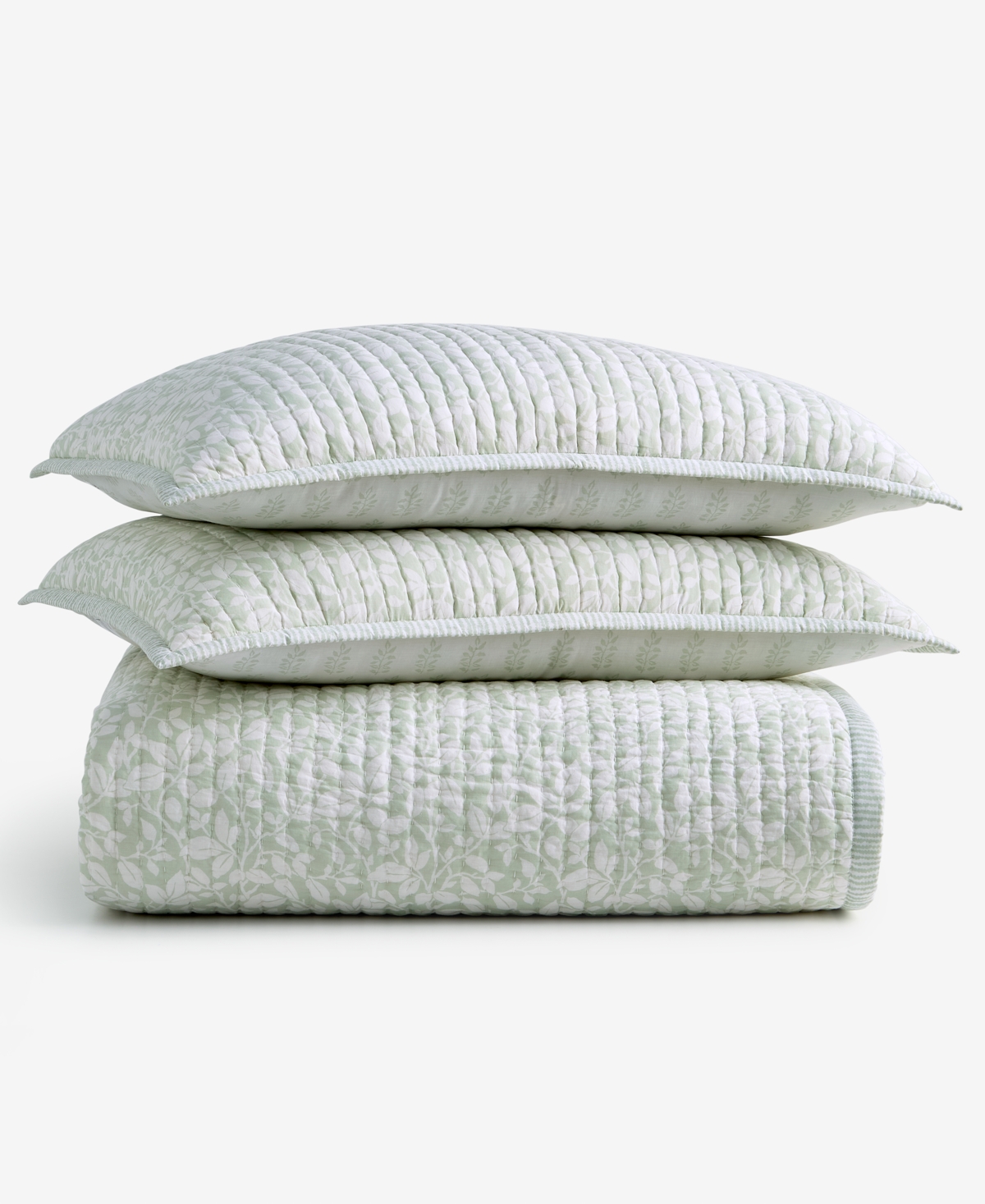 Charter Club Leaf Silhouette 3-Pc. Quilt Set, Full/Queen, Exclusively at Macy's