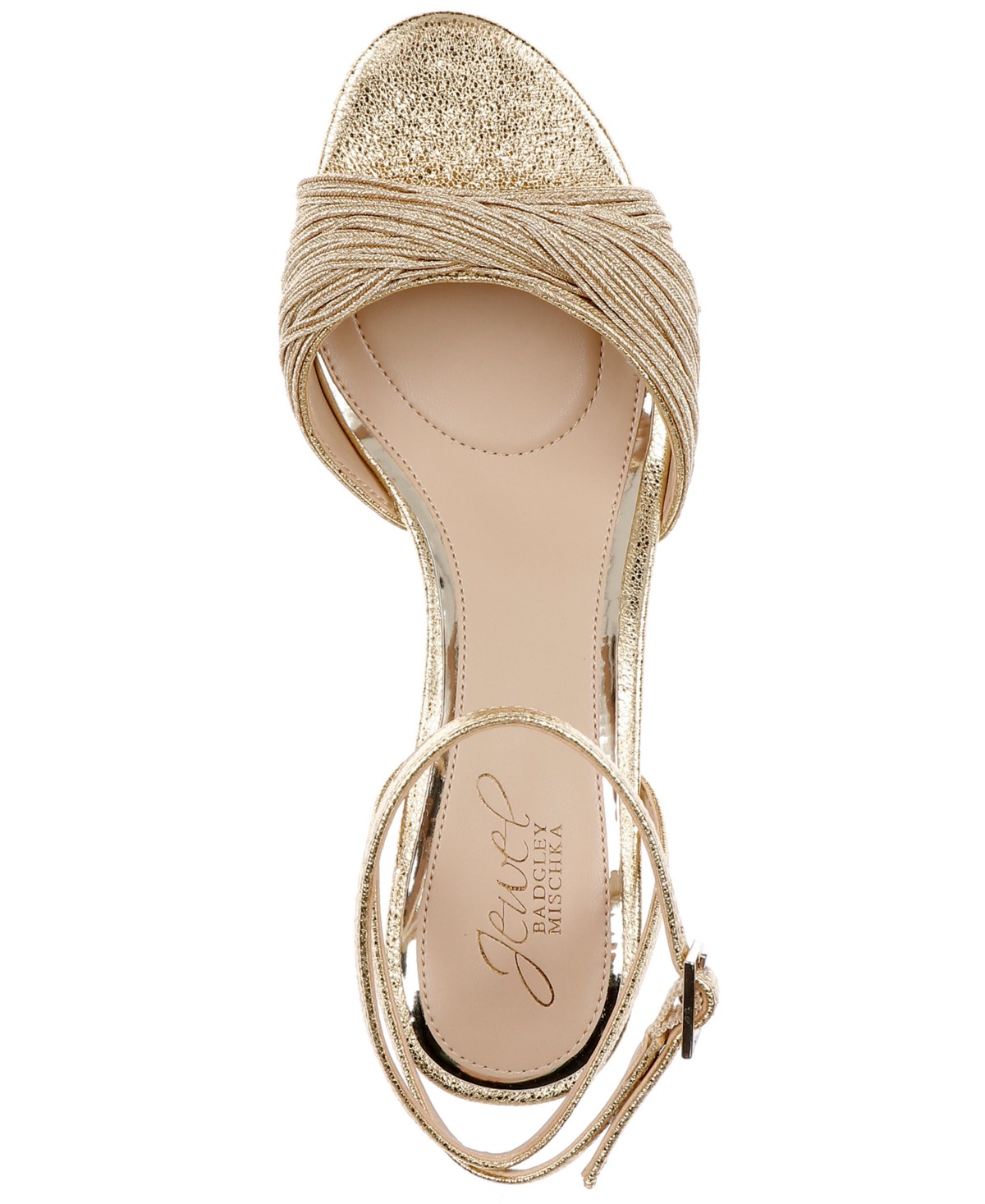 Женские сандалии Jewel Badgley Mischka Women's Pretty Round Toe Dress Sandals — фото 5