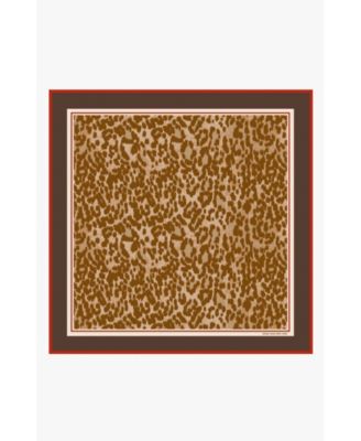 Leopard Allure Double Sided Silk Scarf
