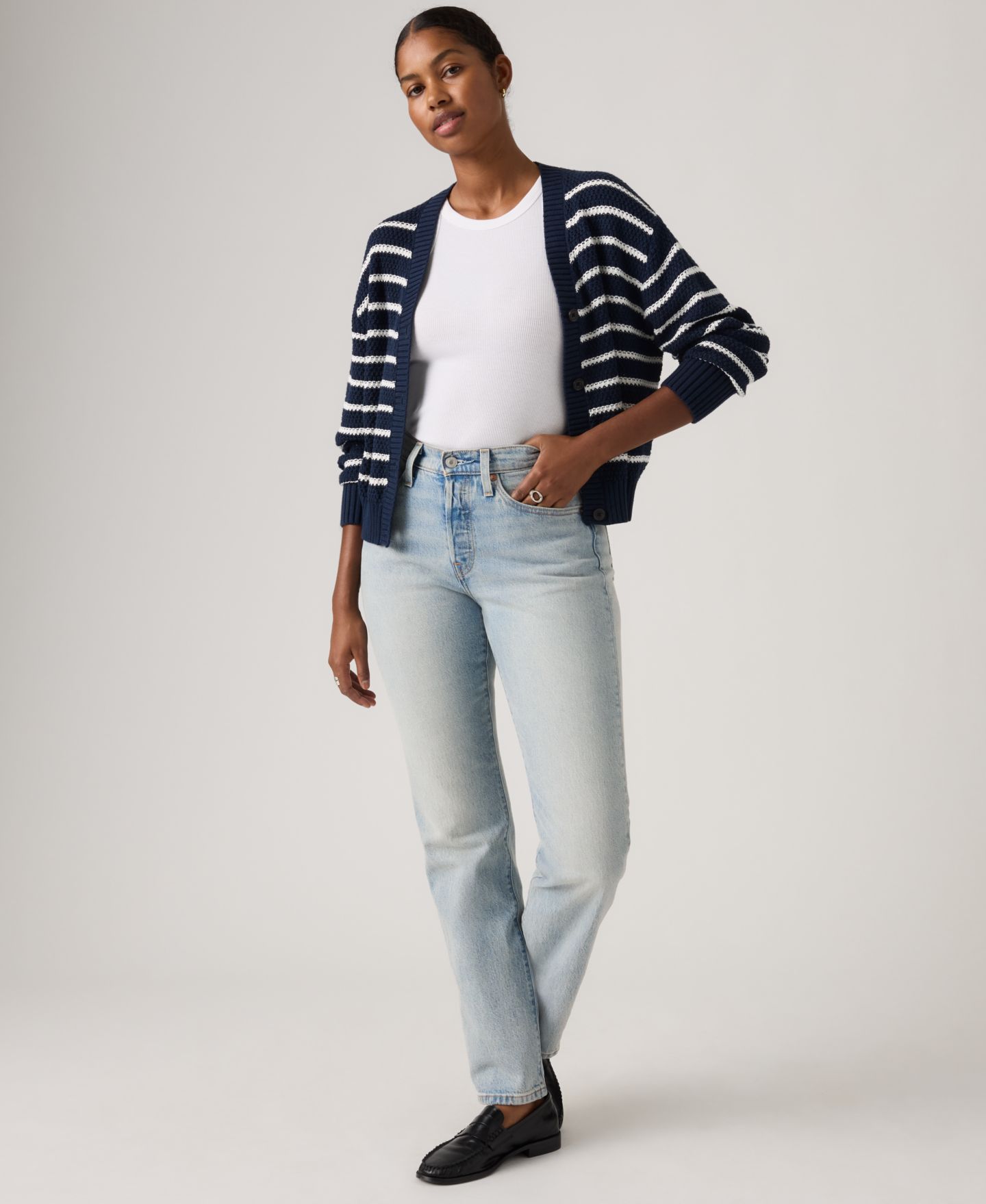 Женские джинсы Levi's 501 Curve High-Rise Straight-Leg, цвет: Heart Music No Dx — фото 3