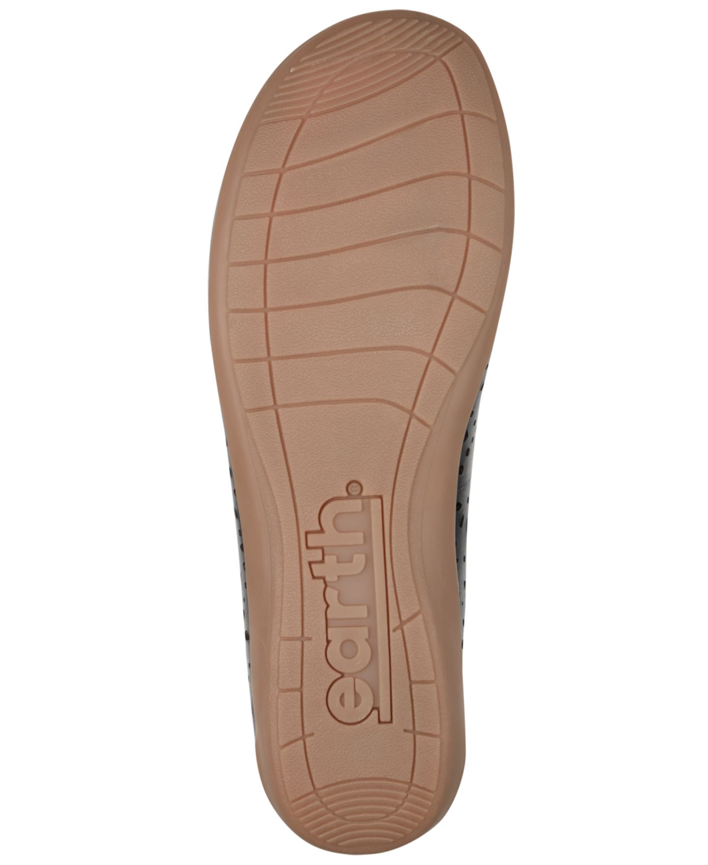 Женские балетки Earth Bentlee Cutout Leather Slip-On Ballet Flats, цвет: Чёрный — фото 5