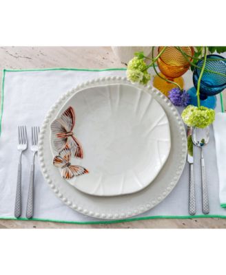 Cloudy Butterflies By Cláudia Schiffer Dinner Plates, Set of 4