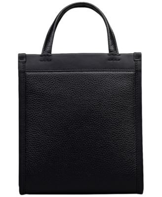 Alba Place Mini Pebble Leather Ziptop Crossbody Bag