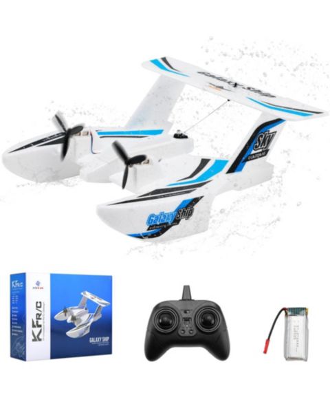 Детская игрушка Bruce & Shark 3-in-1 2.4G Remote Control Plane, цвет: Синий
