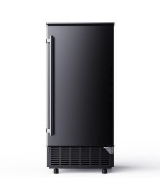 24-lb Ice Storage 80-lb Ice Per day Cubed Ice Maker ( Black )