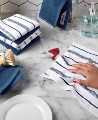 Albany Stripe Dishcloth Set, 8-Pack