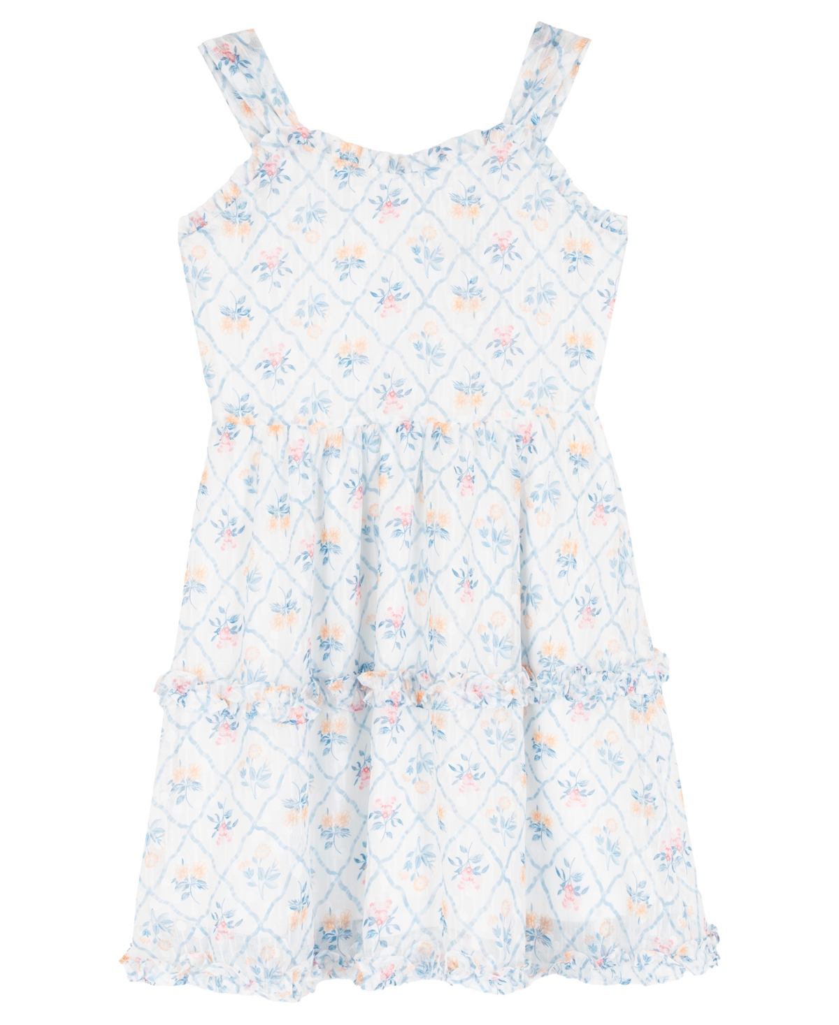 Rare Editions Girls' 7-16 Short-Sleeve Cardigan and Dress, 2-Piece Set