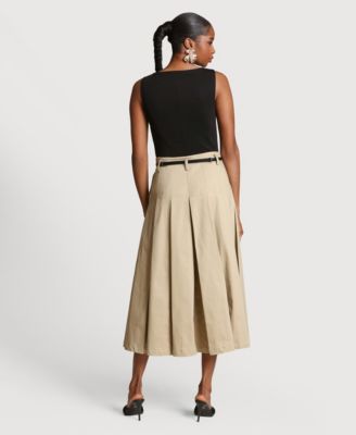 Women's Release Pleat Skirt Combo Dress
