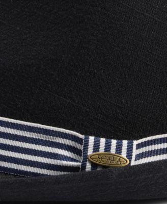 Men's Striped Band Fedora