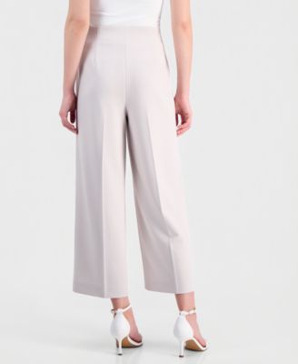 Women's High-Rise Cropped Wide-Leg Pants