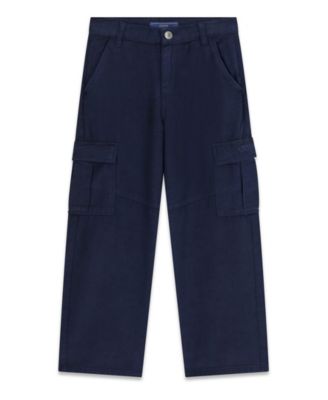 Boys' 8-18 Twill Garment Dye Relaxed-Fit Pants