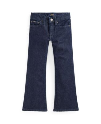 Girls' 2T-6X Flared Stretch Denim Jeans