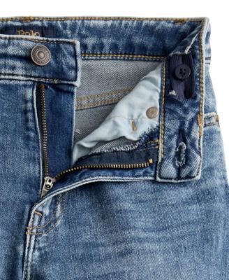 Girls' 7-16 Flared Stretch Denim Jeans