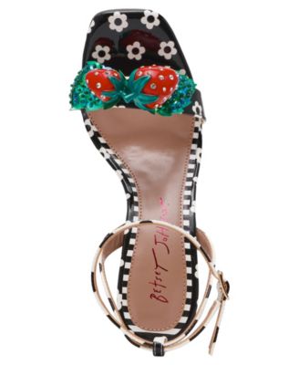 Women's Addison Strawberry Stiletto Dress Sandals