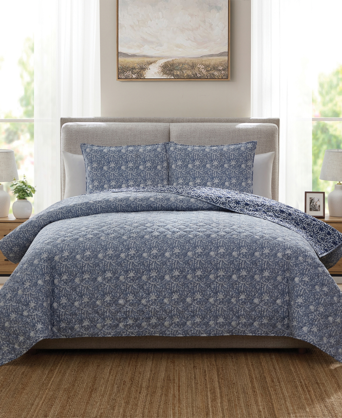 Becki Owens Tahna Floral 3-Pc. Quilt Set