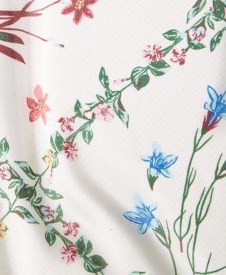 Diamond Garden Floral Square Scarf