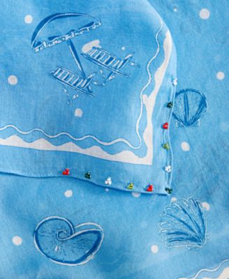 Seas The Day Square Scarf