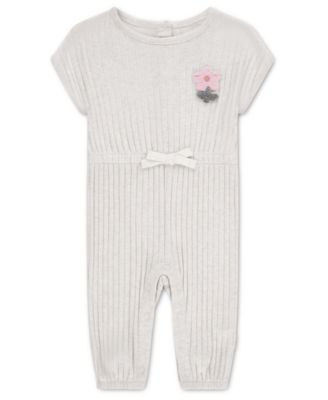 Baby Girls' Round Neck Romper