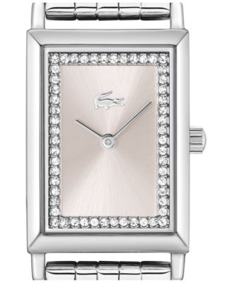 Women's Catherine Silver Tone Stainless Steel Bracelet Watch, 28.3x20.7mm