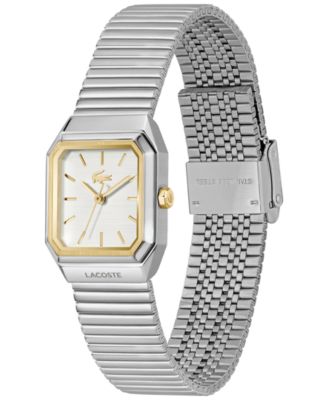 Women's Rene Silver Tone Stainless Steel Mesh Bracelet Watch, 23x30.8mm