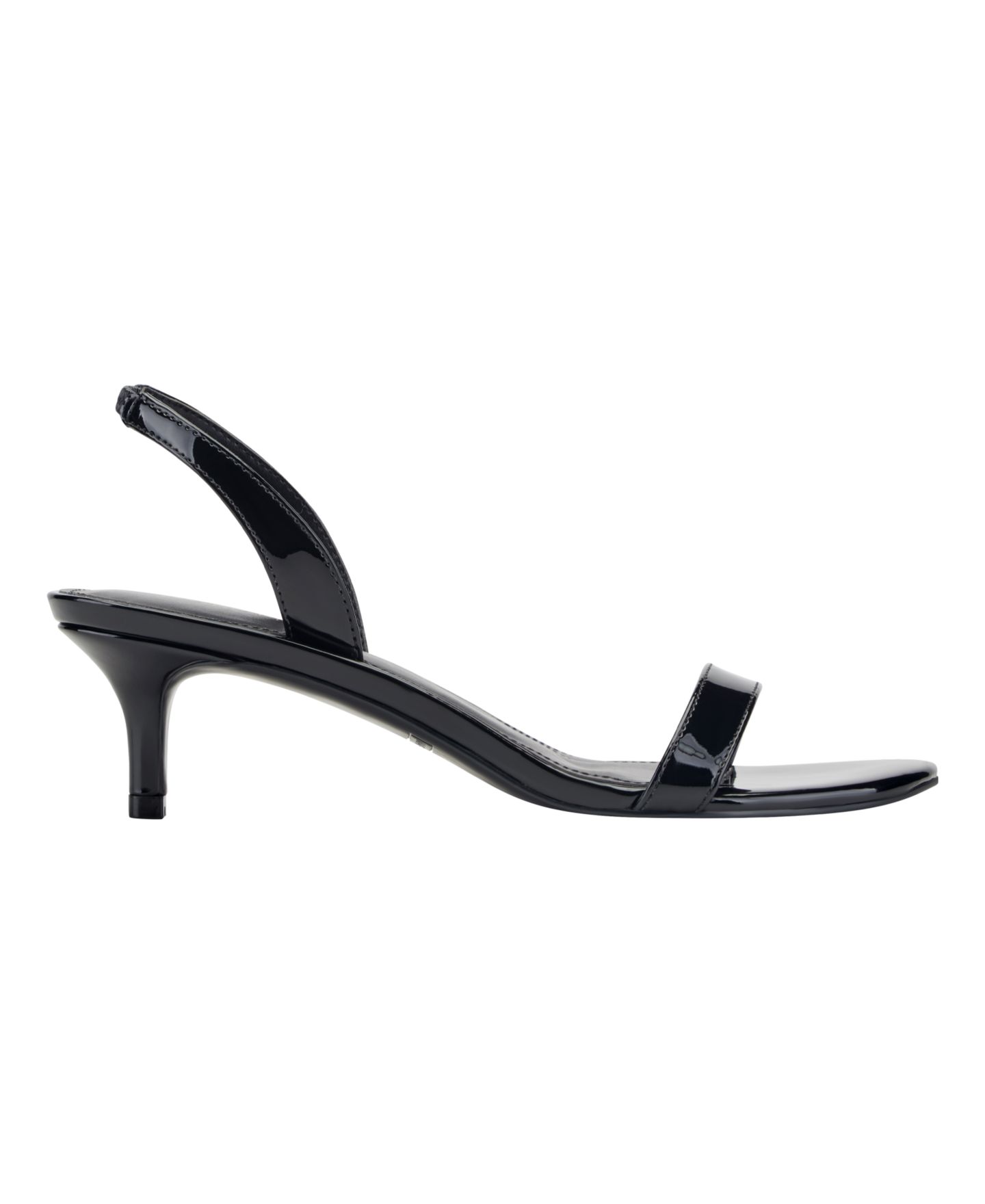Женские сандалии Marc Fisher Salla Slingback Kitten Heel Dress Sandals, цвет: Чёрный лаковый — фото 2