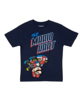 Big Boys Super Mario Kart 3 Piece Crewneck T-Shirt Bundle Set