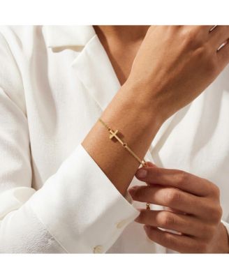 Cross Pull Chain Bracelet