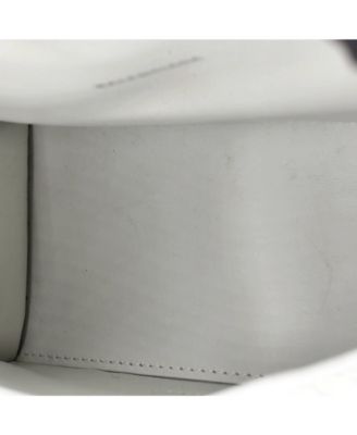 XS Hourglass Top Handle Bag Embossed Leather