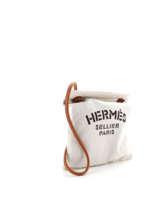 Pre-Owned HERMES MM Aline Bag Toile