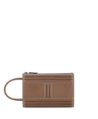 Pre-Owned HERMES Cadenas Pouch Tadelakt