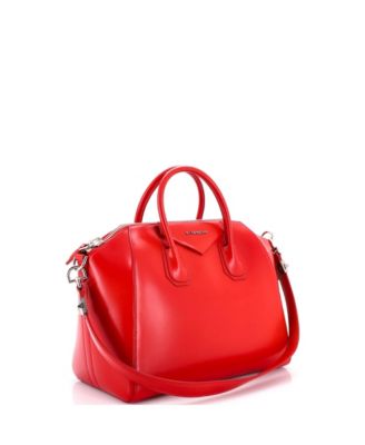 Medium Antigona Bag Glazed Leather