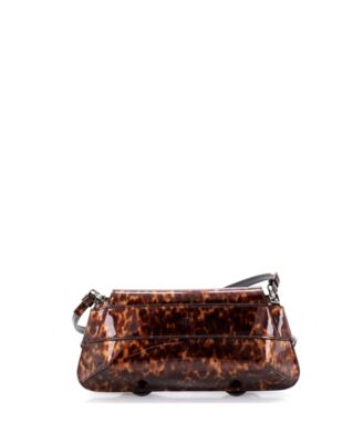 Voyou Shoulder Flap Bag Printed Patent