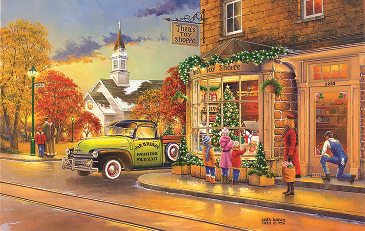 SunsOut Thea's Toy Shoppe 1000 piece Jigsaw Puzzle for Adults