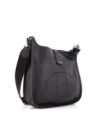 Pre-Owned HERMES GM Evelyne Bag Gen III Epsom