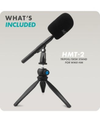 HMT-2 Tabletop Tripod Microphone Stand for Movo WMX-HM and Rode Interview Go