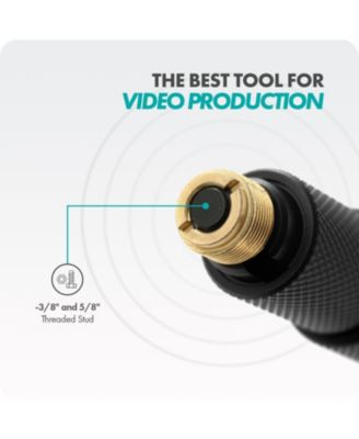 CMP-17C Professional 9.8' Aluminum Boom Pole for Shotgun Microphones with Internal XLR Cable