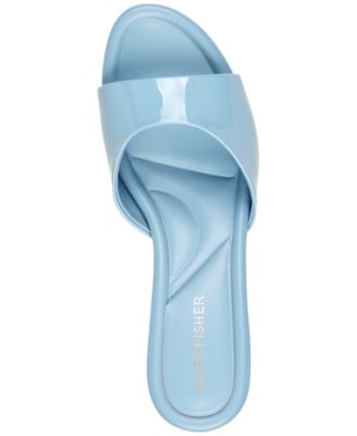 Women's Sagi Slip-On Kitten Heel Dress Sandals