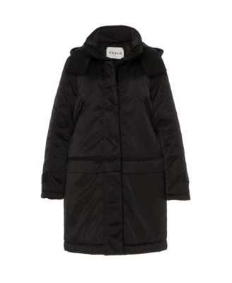 Women's Convertiable satin down coat